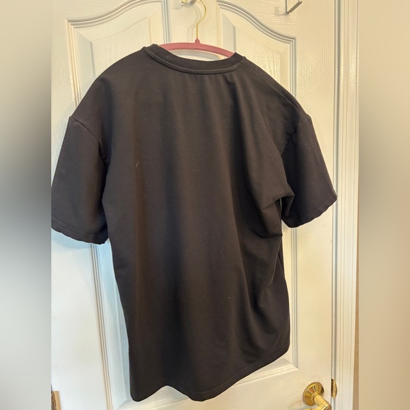 Anxious But Cute Black T-Shirt Large by Finch Oversize Funny Unisex - Picture 3 of 4